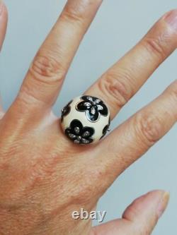 Antique 925 Sterling Silver Ring UNA STORIA