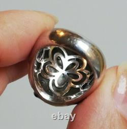 Antique 925 Sterling Silver Ring UNA STORIA