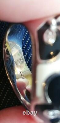 Antique 925 Sterling Silver Ring UNA STORIA