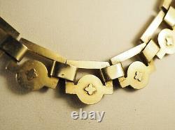 Antique Art Deco Necklace Solid Silver Vermeil