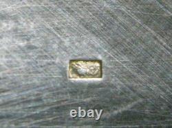 Antique Art Deco Silver-Plated Serving Set with Spoon and Fork