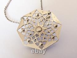 Antique Art Deco Sterling Silver Necklace with Cultured Pearls, 1930s, Star Marcasites