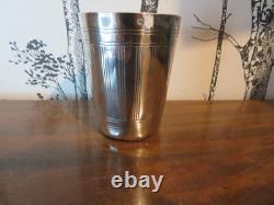 Antique Art Deco silver cup by silversmith Cardeilhac Paris 103 g