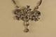 Antique Art Nouveau Silver Necklace Filigree