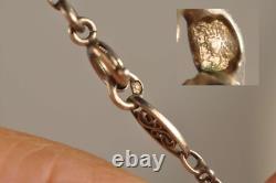 Antique Art Nouveau Silver Necklace Filigree