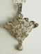 Antique Art Nouveau Solid Silver Pendant Necklace