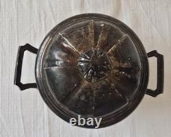 Antique Beautiful Sugar Bowl Candy Dish in Solid 950 Silver, 19th Century, Louis Philippe, 409 g