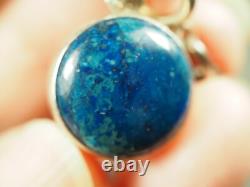 Antique Blue Stone Solid Silver Bracelet