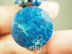 Antique Blue Stone Solid Silver Bracelet