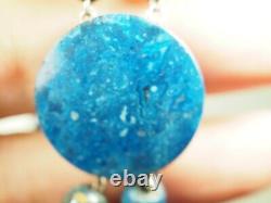 Antique Blue Stone Solid Silver Bracelet