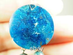 Antique Blue Stone Solid Silver Bracelet
