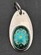 Antique Bressan Enamel Pendant, Solid Silver