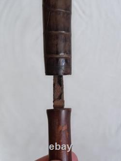 Antique Cane with Crocodile Head Solid Silver Colonial Exhibition