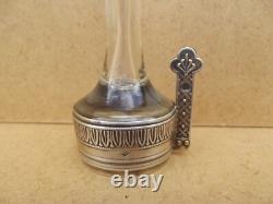 Antique Car Flower Holder Crystal Bouquet Holder with Solid Silver Mount Minerva Antique Car Flower Holder Crystal Bouquet Holder with Solid Silver Mount Minerva