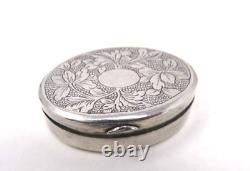 Antique Chinese Silver Tobacco Box from the 18th/19th Century