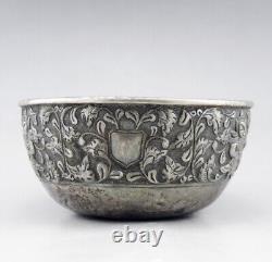 Antique Chinese bowl in solid silver stamped China for Thailand order