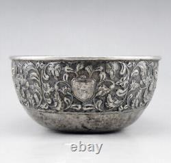 Antique Chinese bowl in solid silver stamped China for Thailand order