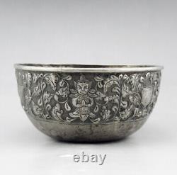 Antique Chinese bowl in solid silver stamped China for Thailand order