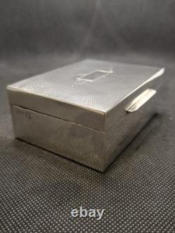 Antique Cigar Humidor in Solid Silver