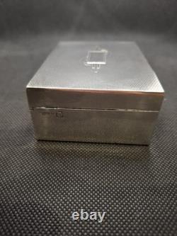 Antique Cigar Humidor in Solid Silver