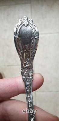 Antique Cream Spoon, Superb Solid Silver, 47 Grams, American, 19th Century