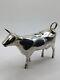 Antique Creamer Silver Milk Jug Shaped Like A Cow 193 G Table Art