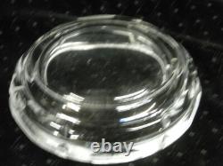 Antique Crystal Candy Box with Solid Silver Lid English Hallmark