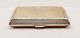 Antique Curved Silver Cigarette Case Art Deco / 110g