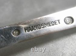 Antique Danish Silver Berry Spoon, Solid Silver Hallmarked Spoon