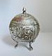 Antique Display Object Silver Pepper Shaker With Decorative Scrollwork Hallmarks