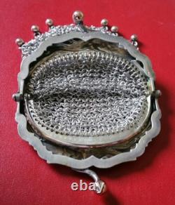 Antique Double Silver and Vermeil Mesh Purse