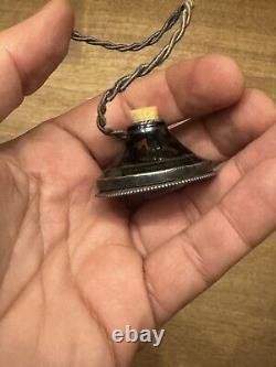 Antique Enamel Solid Silver Service Bell