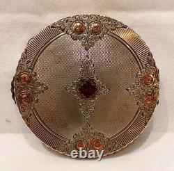 Antique English Silver Compact