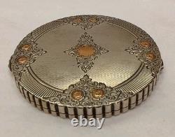 Antique English Silver Compact