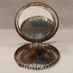 Antique English Silver Compact
