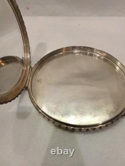 Antique English Silver Compact