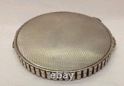 Antique English Silver Compact