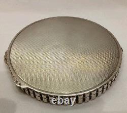 Antique English Silver Compact