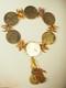 Antique Ethnic Bracelet Solid Silver Antique Coral