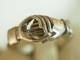Antique Fede Ring, Sentimental Jewelry, Solid Silver, Size 50, Heart