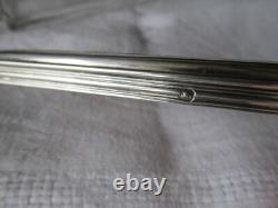 Antique Glass and Solid Silver Box Initials L. M