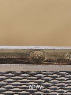 Antique Guilloché and Enamel Solid Silver Box