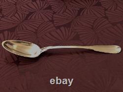 Antique Heavy Silver Soup Spoon, Late 18th Century