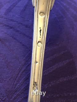 Antique Heavy Silver Soup Spoon, Late 18th Century