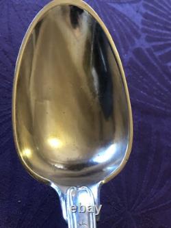 Antique Heavy Silver Stew Spoon, Late 18th Century