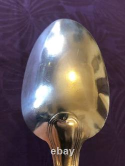Antique Heavy Silver Stew Spoon, Late 18th Century