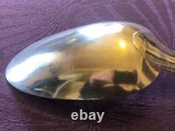 Antique Heavy Silver Stew Spoon, Late 18th Century