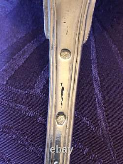 Antique Heavy Silver Stew Spoon, Late 18th Century