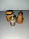 Antique Holy Oil Lamp In Solid Silver, Minerva Hallmark, Wooden Case, 19th Century