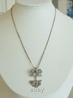 Antique Holy Spirit Cross Pendant in Solid Silver, Traditional Regional Jewelry